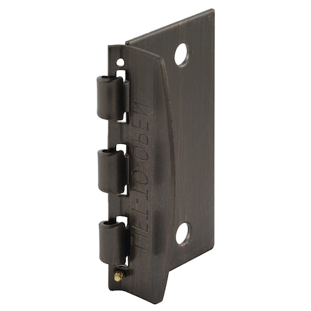 Defender Security 2-3/4 in., Steel, Bronze, Flip-Action Door Lock U 10321